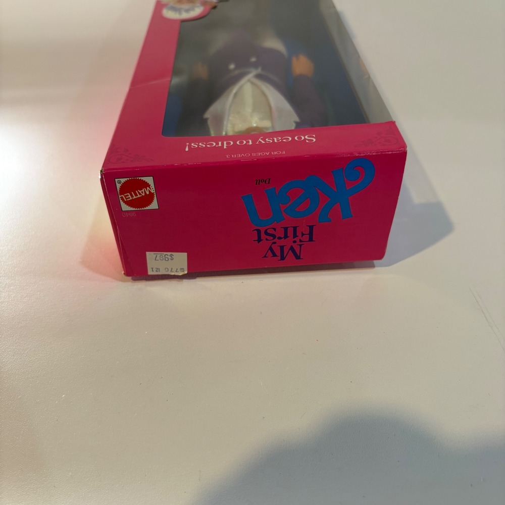 Vintage 1989 Mattel My First Ken Doll 9940 Handsome Prince Purple Tuxedo NIB - Picture 6 of 6